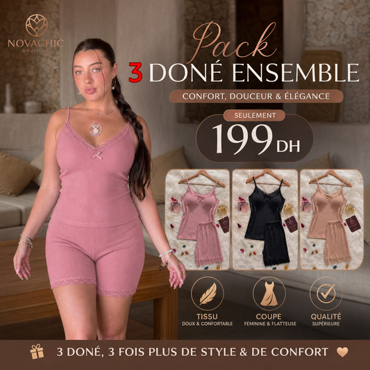 Pack 3 Doné Ensemble